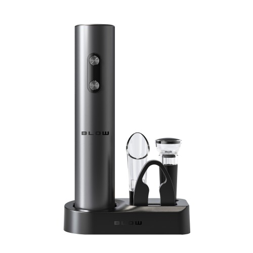 Electric wine opener with stopper and pourer BLOW Electric wine opener with stopper and pourer BLOW