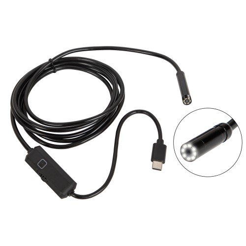 Endoskopas su vieno objektyvo kamera 8 mm 2 m E-100 Endoskopas su vieno objektyvo kamera 8 mm 2 m E-100