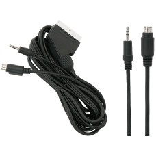 EURO SCART AUX kištukas 3.5ST+S-VHS 15m