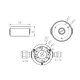 Camera box metal white BL-D31W