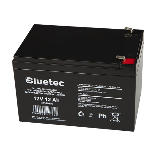 Gelio akumuliatorius 12 V 12 Ah BLUETEC Gelio akumuliatorius 12 V 12 Ah BLUETEC