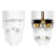 GN-171 PR single socket with grounding, white