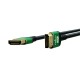 HDMI-HDMI GREEN connector straight 1m