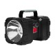 Rechargeable LED searchlight, double-sided, with power bank function