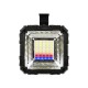 Rechargeable LED searchlight, double-sided, with power bank function