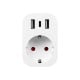 Smart socket controlled by WiFi TUYA USB+2xUSB-C
