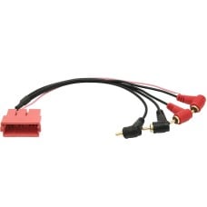 ISO socket mini 4xRCA AUDI VW SKODA