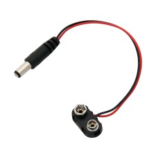 Adapter connector 9V 6F22 DC plug 2.1/5.5