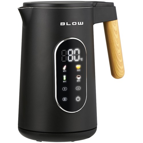 Juodas virdulys su ekranu 2500W BK-17PB BLOW Juodas virdulys su ekranu 2500W BK-17PB BLOW