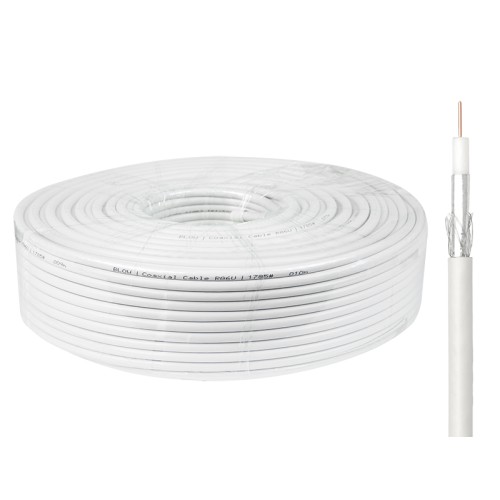 Coaxial cable RG6U CCS 48x shielded Coaxial cable RG6U CCS 48x shielded