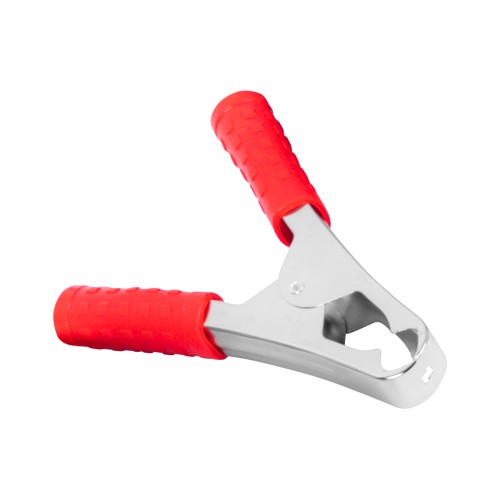 Krokodilo spaustukas 100A raudonas Krokodilo spaustukas 100A raudonas