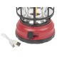 LED camping flashlight USB-C 9W red