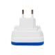 LED night light with twilight sensor square blue