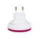 LED night lamp with twilight sensor pink