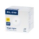 LED night lamp with twilight sensor pink