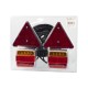 A set of lamps for a car trailer