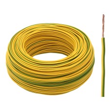LgY cable 1 x 1.0 Yellow-Green