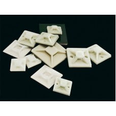 Adhesive base 40mm/40mm white