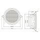 Lubinis garsiakalbis WS-135 100mm 15W/8ohm