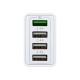 Wall charger USBx3 socket + USB QC 30W