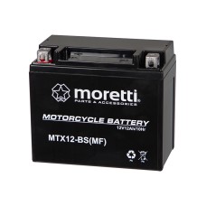 Motorcycle battery 12V 12Ah MTX12-BS MORETTI