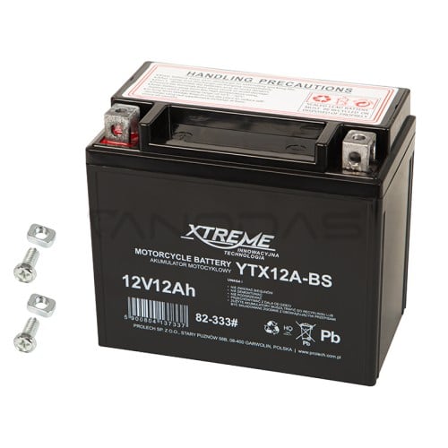 Motorcycle battery 12V 12Ah XTREME  Motorcycle battery 12V 12Ah XTREME