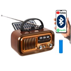 Portable analog AM/FM radio BT BLOW RA16 solar