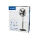 Pastatomas ventiliatorius 16" 60W JUODAS