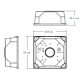 Plastic camera box BL-D116