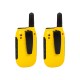 PMR BF-T6 2W Radio 2pcs Yellow BAOFENG