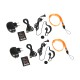 PMR BF-T6 2W Radio 2pcs Yellow BAOFENG
