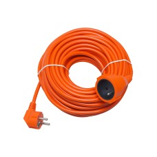 PR-160 power extension cord 1 outlet with grounding 20m orange 3x1.5mm