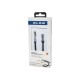 Prailginimo laidas JACK 3.5 mm 1 m tiesus METAL