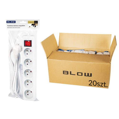 Prailginimo laidas PR-570WSP 5m 3x1.5 baltas o Prailginimo laidas PR-570WSP 5m 3x1.5 baltas o