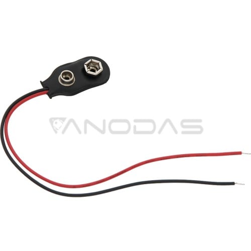 Prijungimo akumuliatoriaus fiksatorius 9V 6F22  Prijungimo akumuliatoriaus fiksatorius 9V 6F22