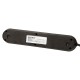 PS-420 4 lizdų 3xUSB tinklo ilgintuvas 2m juodas 2x1mm