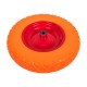 Ratas 40 cm karučio vežimėliui 400x98 4.00/8 ORANŽINIS