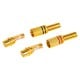 RCA socket-for cable GOLD SMALL 2pcs (black-red)