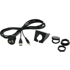 Savarankiškai surenkamas USB+ AUX lizdas su pagrindu