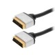 SCART-SCART jungtis 21PIN SILVER 1.5m