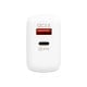 Sieninis įkroviklis USB lizdas + USB-C PD 45W GAN