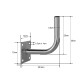 Wall bracket bent 200