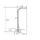 Wall bracket bent 660 reinforced