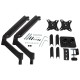 TV LCD HQ 17"-32" desk mount with double joint