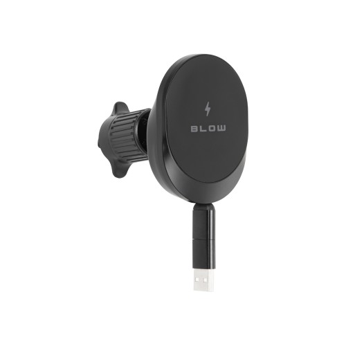 US-63 magnetinis automobilio laikiklis + 15 W indukcinis įkroviklis grotelėms su laidu US-63 magnetinis automobilio laikiklis + 15 W indukcinis įkroviklis grotelėms su laidu