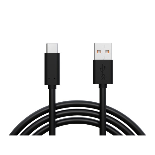 USB 3.0 A - USB-C jungtis 1.5 m juodas pakabukas USB 3.0 A - USB-C jungtis 1.5 m juodas pakabukas