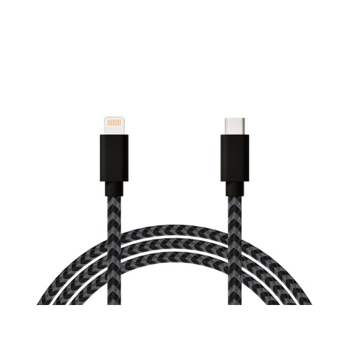 USB-C jungtis - iPhone 1m braid USB-C jungtis - iPhone 1m braid