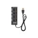 USB Splitter WT.A-4xGN.A HUB-07 black