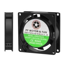 Fan 80x25mm 230V ball, TERMINAL