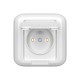 Single p/t socket PT-16FH white